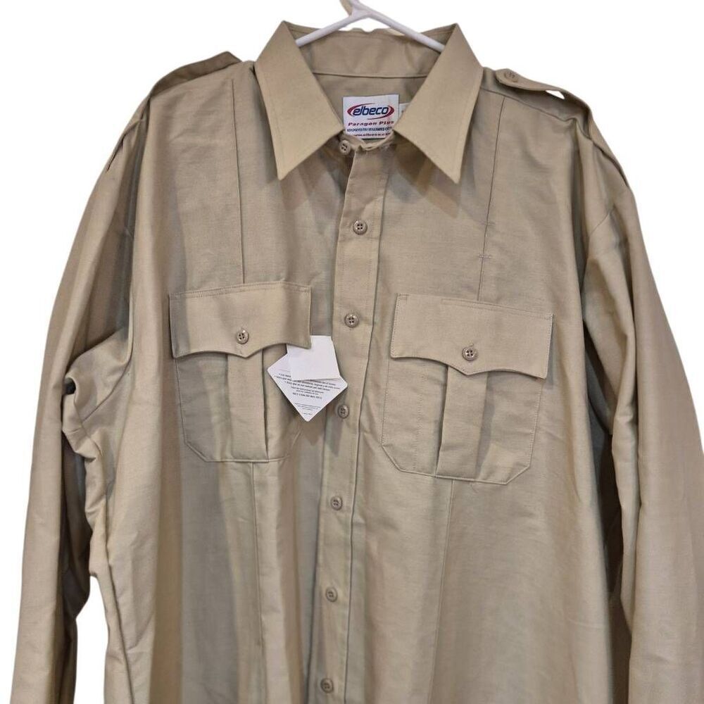 Elbeco Women's Tan Poly/Cotton Teflon Paragon Plus Style OP875-3 Shirt NEW - Picture 3 of 11